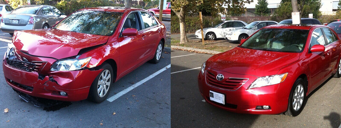 Before & After - Cline Collision Center